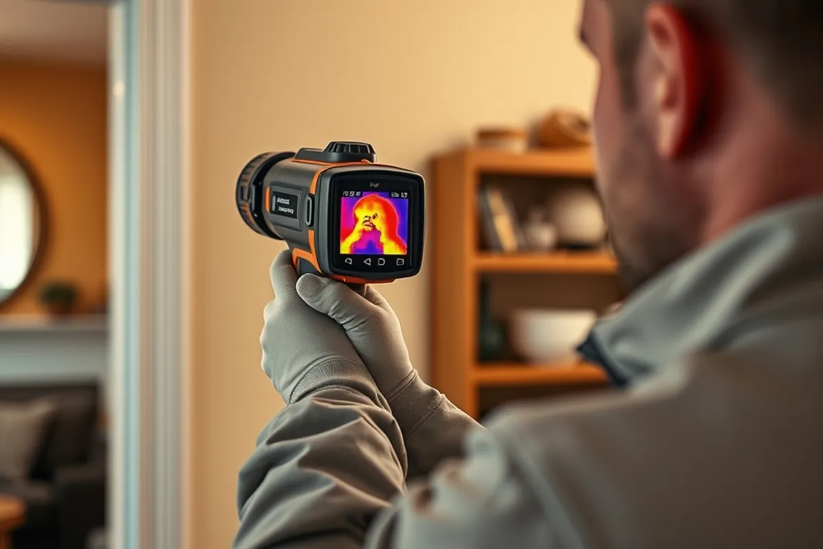 A blower door test shows where heat actually escapes.