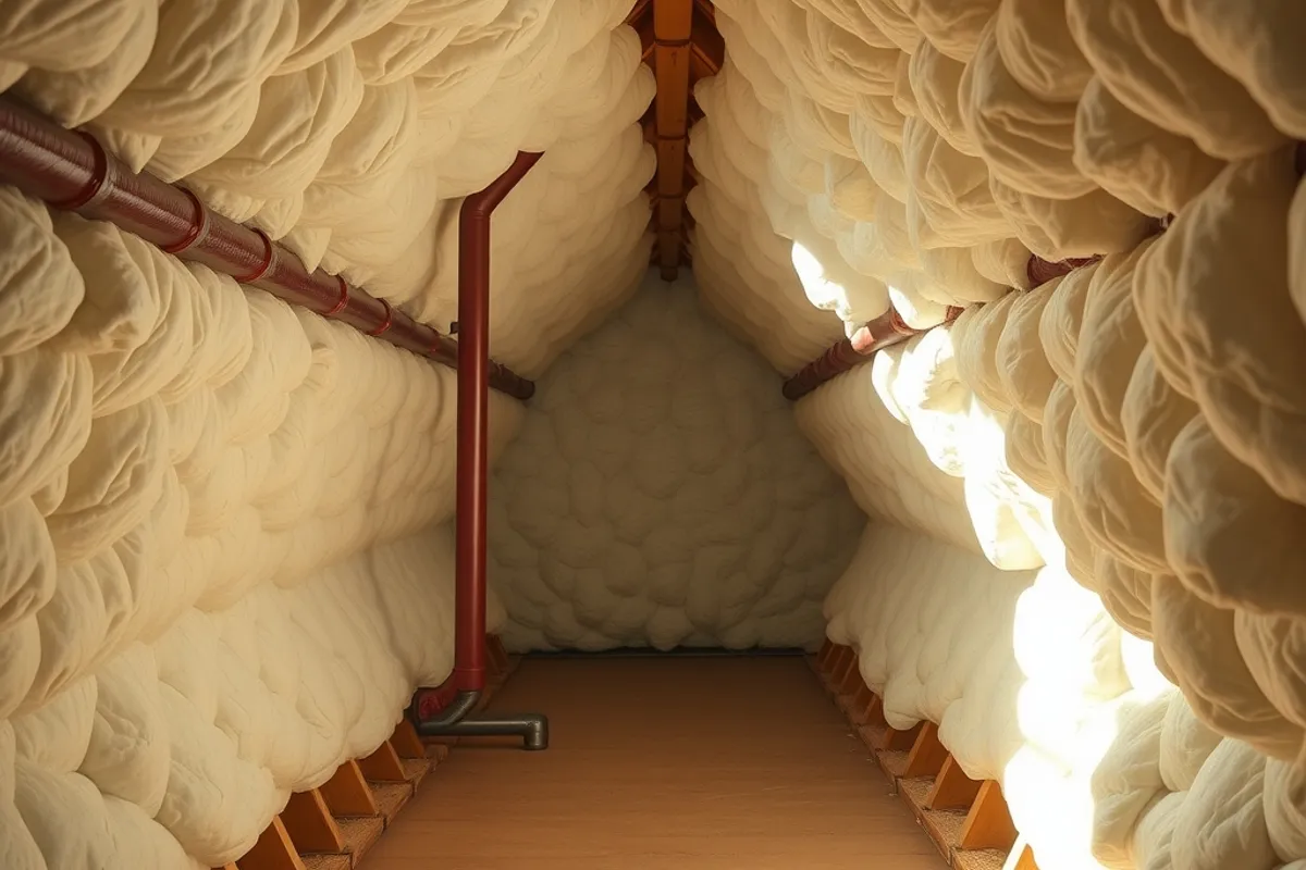 Blown-in insulation is fast once the air leaks are sealed.