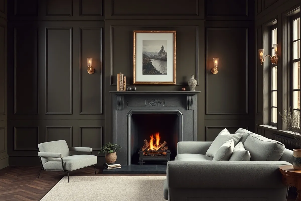 Low lines and natural wood suit compact rooms.