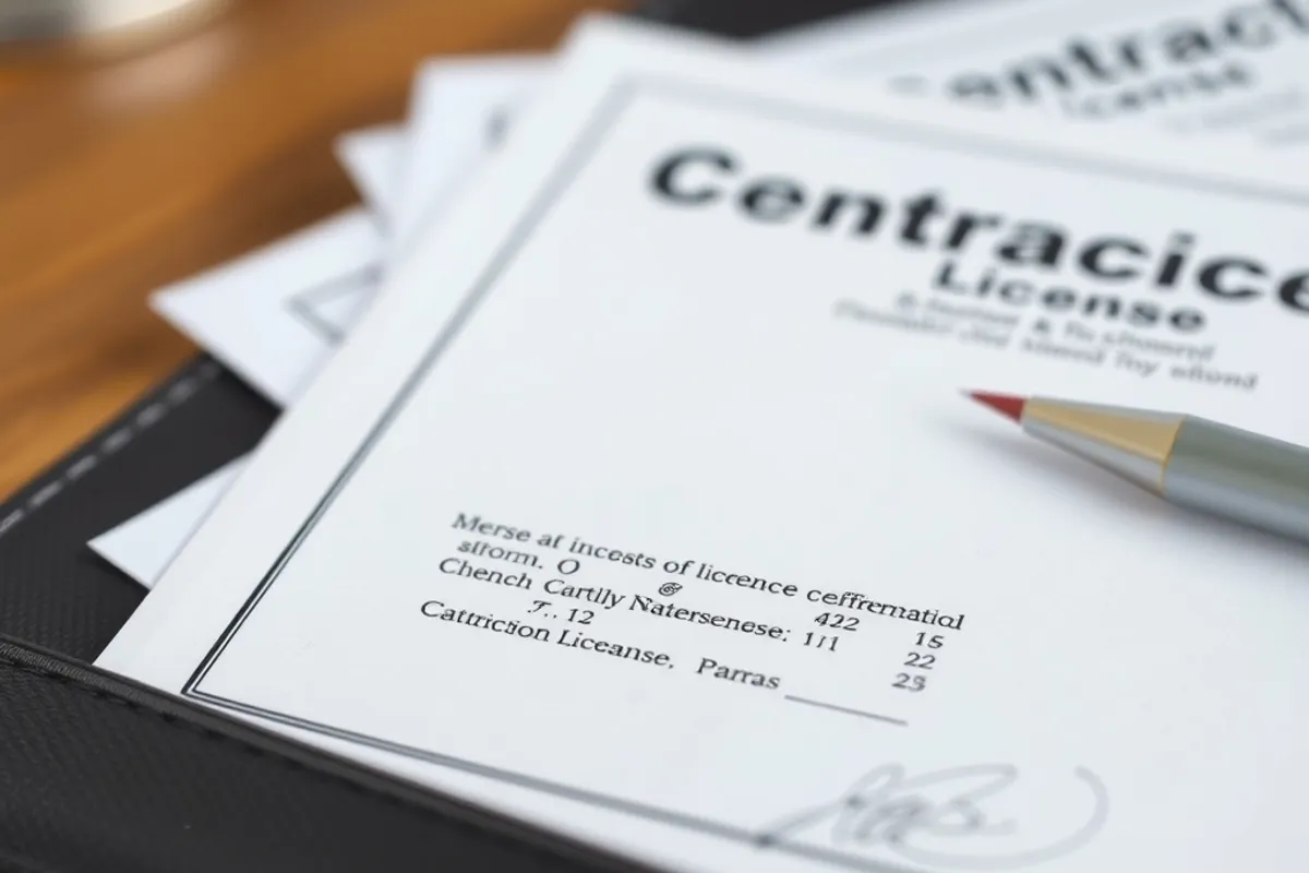 Verify the licence number on the official register.