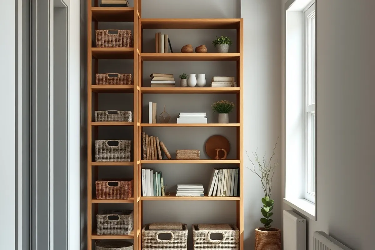 Three light sources make a small room feel deeper.