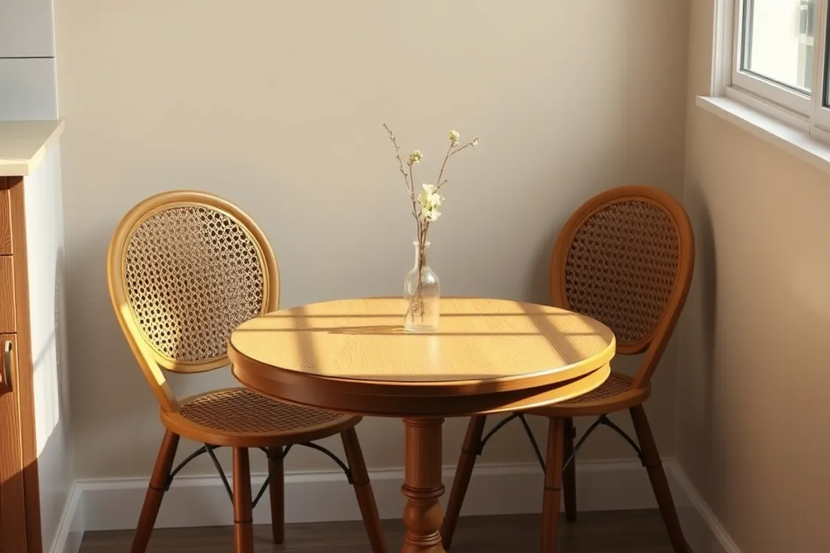 Tall, slim storage uses the wall instead of the floor.